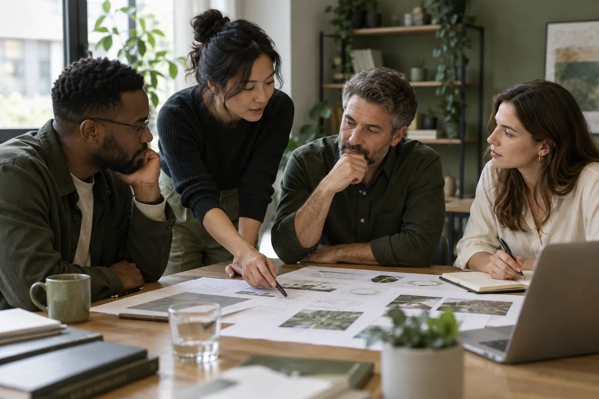 Photograph of commercial collaboration